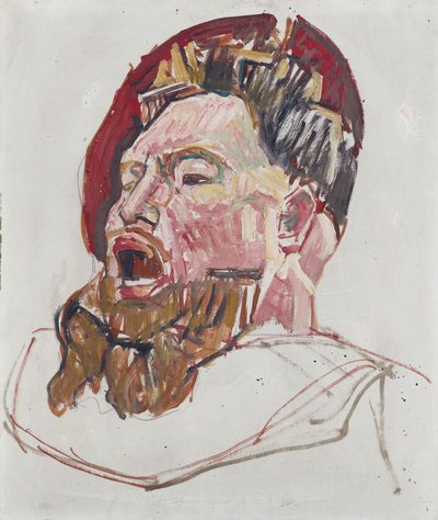 Head of a Landsknecht by Ferdinand Hodler